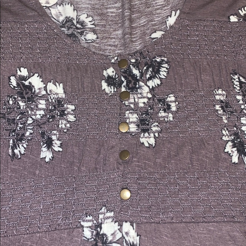 Floral Babydoll Top - Picture 3 of 7